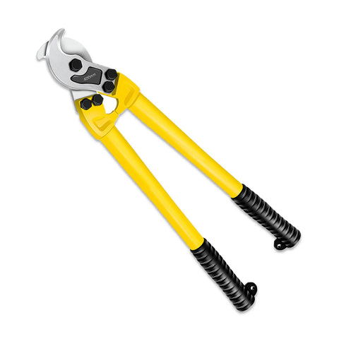 Heavy Duty 18 Inch Cable Cutter With Long Handle Hardened Carbon Steel Head Perfect For Aluminum Cable Copper Wire And Communication Cables Up To 1.5 Inches