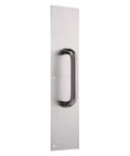 Commercial 16 Inch Stainless Steel Pull Door Plate With Rust And Corrosion Resistance For High Traffic Entrances Durable Industrial Duty Pre Drilled Mounting Plate For Long Lasting Performance And Easy Installation.