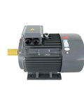 Side view of Beefy Three Phase AC Permanent Magnet Synchronous Variable Frequency Drive Motor For Industrial VFD Control 22 kW Durable And Stable Operation Easy Install Rugged Design Wide Applications Built To Last.