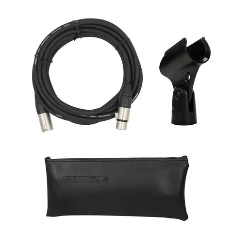 Beta 58A Vocal Dynamic Microphone For Live Gigs And Studio Use With Supercardioid Pattern Great Gain Before Feedback XLR cable and pouch