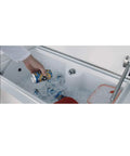 Built Like A Tank For Serious Heavy Duty Shop Jobs This Premium 34 Inch Gas Spring Strut Delivers Slick 75 Pound Shock Absorbing Force In Rustproof Marine Steel in a cooler with ice and cans.