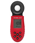 Lux Meter Handheld Light Meter For Indoor Lighting Plants Photography And Home Office Use Accurate Illuminance Tester In Lux And Foot Candles Portable Battery Powered Easy To Use On The Go Budget Friendly, red ABS HS1010 handheld light meter front view