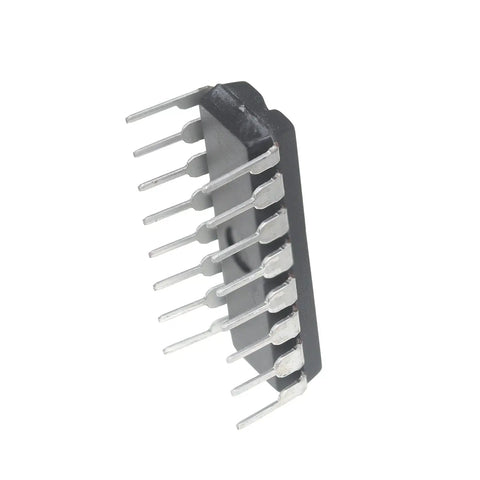 Side view of L293 L293D Four Channel Motor Driver IC for Arduino DIY Maker Projects, DIP16 chip