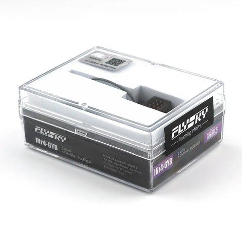 INr4-GYB Dope 2.4GHz 4CH AFHDS 3 RC Receiver in clear plastic case packaging
