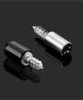 Heavy Duty Self Tapping Screws With Rubber Sleeves 40 Piece Set showing black and silver cross drive screws for cabinet support.