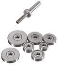 Seven Piece Metal Bearings Replacement Kit For Router Bits Deep Groove Ball Bearings Alloy Steel Double Shielded Rust And Water Resistant