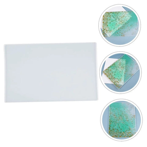 Top Shelf Silicone Placemat Mold Set For Epoxy Resin Crafts And Diy Writing Desk Pad Reusable Casting Tray With Legit Smooth Nonstick Surface Dreamy Finish