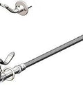 Pot and Glass Filler with 90 Degree Plain End Outlet, 68 Inch Flexible Stainless Steel Hose with Adapter and Wall Hook, Curved Nozzle