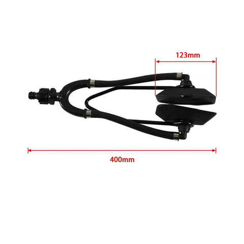 Motor Washing Frame For Boats And Ships Built Tough No Fuss Double Tube Bracket With Square Head Motor Cleaner Spring Steel Rubber Construction Inlet Air Mount 400mm
