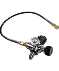 Regulator valve for Beefy 3L 4500Psi Carbon Fiber Air Tank For PCP Air Rifles And Scuba Gear with M18 thread.