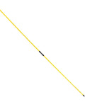 Two 48 Inch Golf Alignment Sticks Swing Trainer Yellow Set Of 2 With Portable Storage Tube To Improve Your Swing Plane Alignment And Consistency