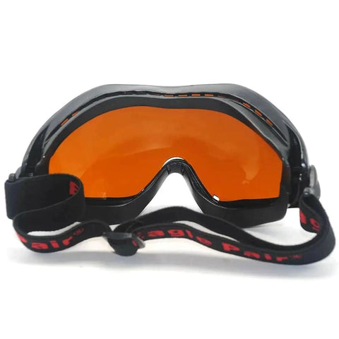 Top Tier Laser Protective Goggles With Badass Od5 Plus Shield For High Power Uv Yag And Near Infrared Diode Lasers, front view.