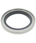 Heavy Duty Stainless Steel Double Lip Oil Seal For Rotary Screw Air Compressor 100 X 130 X 12 Millimeter image showing the seal's design and material.