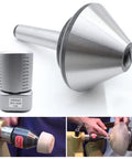 Built Tough MT3 Bull Nose Live Center for Hollow Turning with 75 Degree Nose, 3MT Morse Taper Lathe Accessory, Alloy Steel