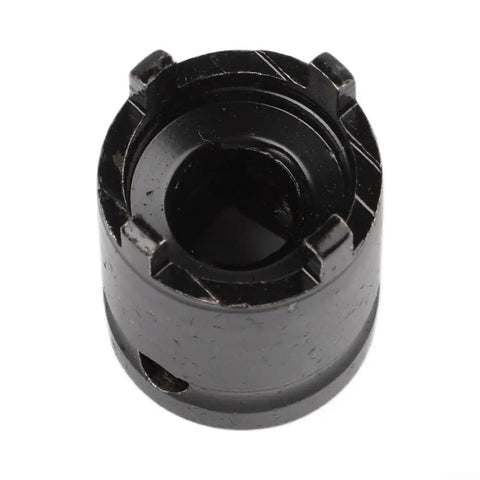 Top view of Four Pronged Spanner Socket For 100mm Angle Grinder and One Half Inch Electric Wrench with four-claw grip