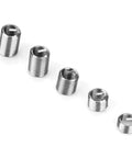 Cool M6 Threaded Insert Kit With 100pcs Stainless Steel Repair Parts For Stripped Screw Holes In Five Sizes Including Deep Threading Specs And A Tidy Divided Storage Box, five M6 stainless steel threaded inserts
