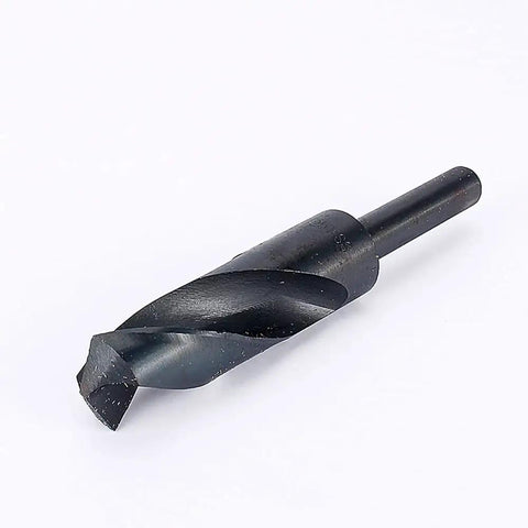 Rock Solid 8 Piece HSS Drill Bit Set 13 To 25 Millimeters High Speed Steel Reduced Shank Design showing a single twist drill bit.