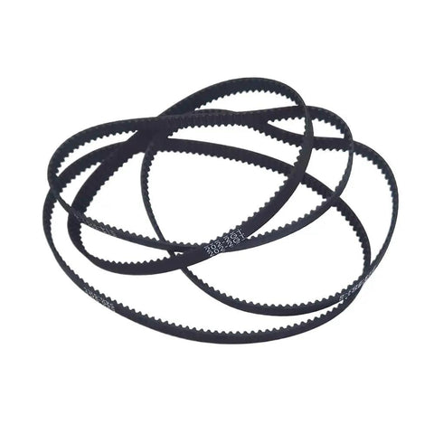 Top-Notch 2GT 6mm Timing Belts Set Of 5 Fits 228 Through 274 Range coiled showing detail and markings for power transmission projects