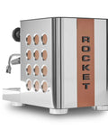 Sleek Copper-Chrome Espresso Machine from the Espresso Bundle crafted for smooth extractions and effortless daily coffee vibes.