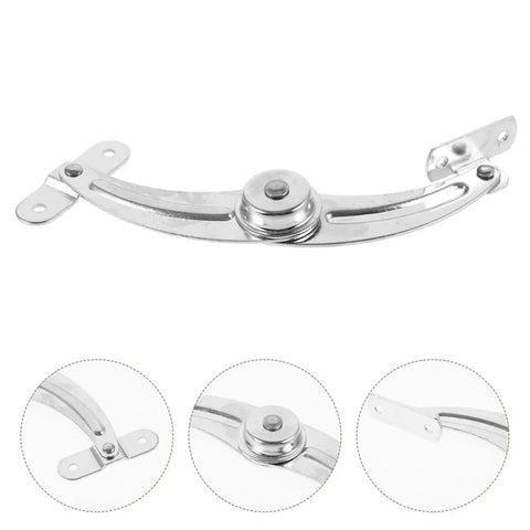 Heavy Duty Iron Cabinet Hinges With Angle Limitation For Easy Installation No Brainer Spring Loaded Nickel Plated Hardware
