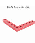 Right Angle Clamp 90 Degree Holder For Woodworking And Welding, heavy duty aluminum corner clamp with beveled edges and ruler markings