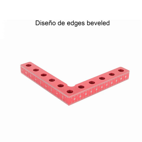 Right Angle Clamp 90 Degree Holder For Woodworking And Welding, heavy duty aluminum corner clamp with beveled edges and ruler markings