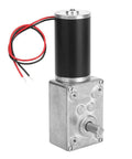 high torque 24V DC gear motor with 8mm shaft and metal gears for robotics and automation projects