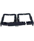 2pcs Heavy Duty Plastic Clamp For CNC Machining Center Vacuum Blocks With Grippy Suction Pods, black plastic clamps side view.