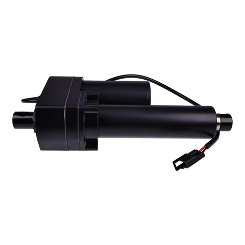 Heavy Duty Replacement Linear Actuator Kit For Serco Dock Levelers 24V V250 V450 Restraint Mounting Plate 341008 view from the side with wiring.
