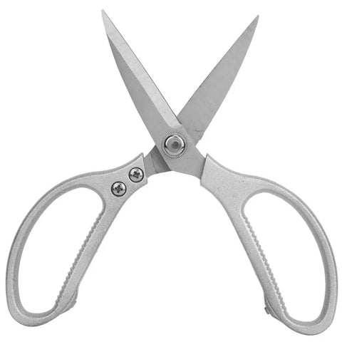 Heavy Duty 8.5 Inch Stainless Steel Scissors With Aluminum Alloy Handle For Kitchen Fabric Paper Plants And Everyday Cutting Tasks