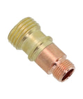 Brass Collet Body For Stubby Gas Lens Connector With Mesh Fits WP 17 18 26 Torch For Clean Tig Welding On Steel And Stainless