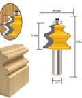 Workhorse One Half Inch Shank Router Bit Set, 10 Pc Woodworking Carbide Cutters for precise edging and decorative profiles