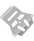 Stainless Steel RC Frame Chassis Guard Plates For 1 To 10 Scale Hornet EVO 58742, lightweight and durable front view.