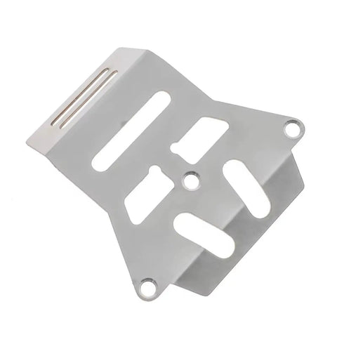 Stainless Steel RC Frame Chassis Guard Plates For 1 To 10 Scale Hornet EVO 58742, lightweight and durable front view.