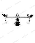 Five Head Multiview Teaching Microscope With Trinocular Eyepieces 40X To 1000X Magnification Led Illumination for biology lab