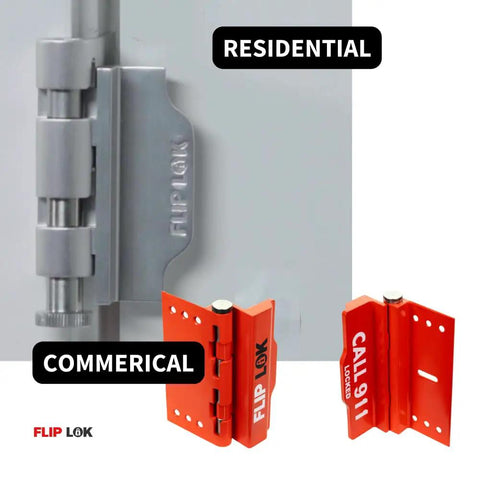 Beefed Up Ultra Heavy Duty Door Lock With Keypad And Keyless Entry, 10 Times Stronger Than A Deadbolt, showing residential and commercial options.