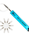 Rattler Snaker Kit With Precision Tool And 10 Glass Rattles, Stainless Needle And Pushrod, Built In Storage