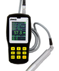 Dead Nuts Precise Kickass Portable Ultrasonic Hardness Tester With One Kilogram Manual Probe showing large display and buttons for diagnostics.