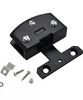 Rotating Concealed Hinges For Glass Doors And Cabinets, black kit with screws for small furniture 5-8mm, heavy duty hardware