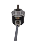 CAX60R1212E10R2B RS422 12 Bit Multiturn Absolute Rotary Encoder With 4096 Max Turn Pro Grade Motor Feedback visible shaft and cable