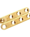 2 Pack Concealed Pivot Hinges For Cabinets And Doors Hidden Brass Gold Straight Line Design