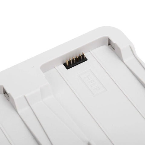 Close-up of Two Way Dual Battery Charger Hub for Drones, 60W Fast Charging Station connection interface.