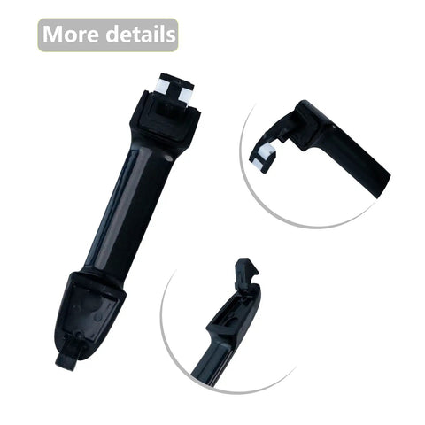 Black Exterior Door Handle Set For Hyundai Sonata 2005 2006 2007 2008 2009 2010 4 pcs replacement kit direct fit easy install