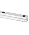 Heavy-Duty 200mm Linear Guide Rail For Precision Motion Systems, Industrial Linear Slide Rail Built Tough For Construction Machinery, Printing Machines, Robots, Tools And Aerospace. Aluminium rail close-up