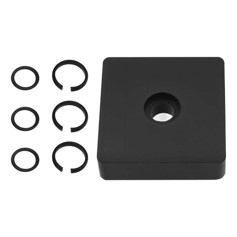 Essential 3/8 Inch Impact Wrench Retaining Rings And Round Sealer Clamps Made From Durable Rubber for reliable tool security.