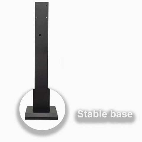 Heavy Duty EV Charger Holder Outdoor Rain Ready Waterproof Cable Protection Box Galvanized Steel Wall Mount with stable base.