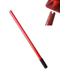 Heavy Duty Red Floor Jack Handle Extension And Jacking Pole Lever With Slick Coating For Quick Setup And Easy Pumps showing red steel jack pole