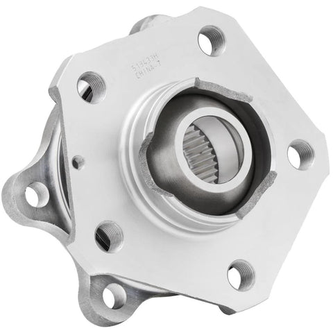 Audi Front Wheel Hub Bearing Assembly Prepressed For A5 Quattro A5 Sportback A6 Quattro A7 Sportback front view metal component