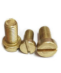 Top Tier Brass Slotted Cheese Head Screws Bulk Set M2 Through M8 Metric Fasteners, assorted sizes for home projects.