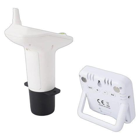 Wireless Water Level Sensor Ultrasonic Tank Level Meter No Fuss Install With IP65 Weatherproof Design And Dual Unit Display